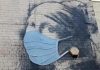 Obra de Banksy ganha máscara facial contra coronavírus