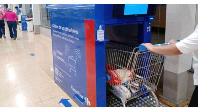 Tecnologia de desinfecção com luz ultravioleta chega a supermercados