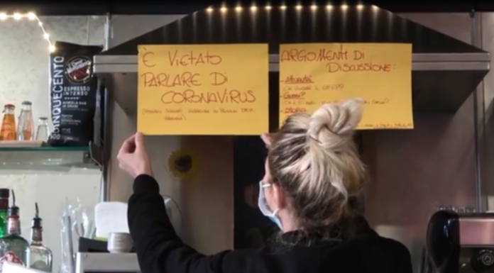 Restaurante em Roma proíbe clientes de falar sobre coronavírus