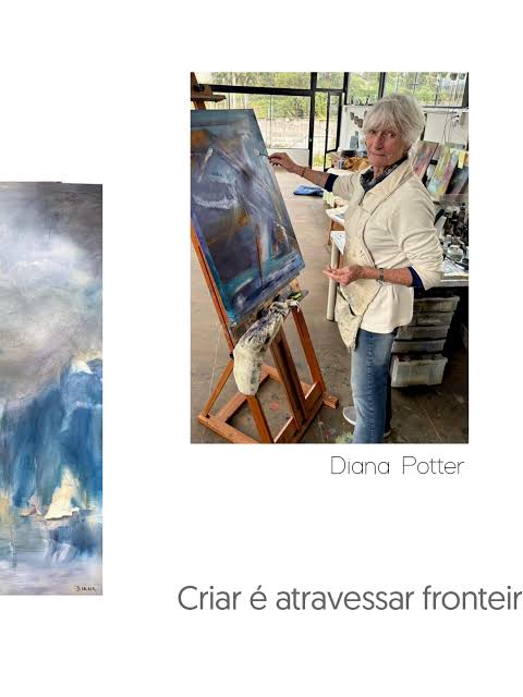 Diana Potter: Entre a Escultura e a Pintura, a Celebração da Natureza em Forma e Cor