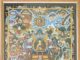 Thangka Pintada à Mão: A Arte Sagrada do Budismo Tibetano e a Eternização da Sabedoria em Cores