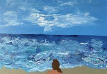 Entre o mar e o silêncio: uma pintura sobre contemplação, liberdade e horizonte